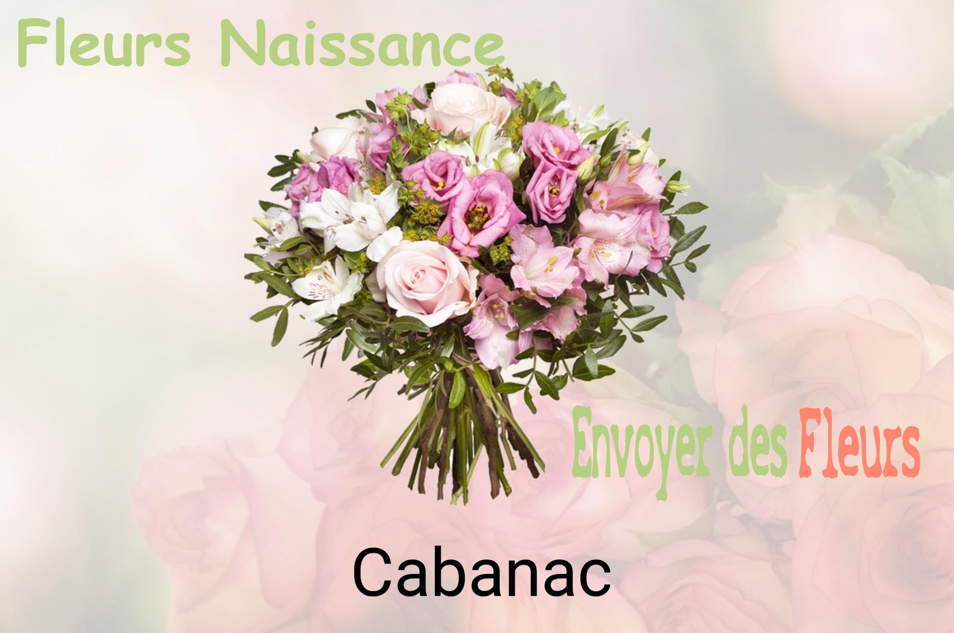 Bouquet de fleurs de naissance livré à Cabanac
